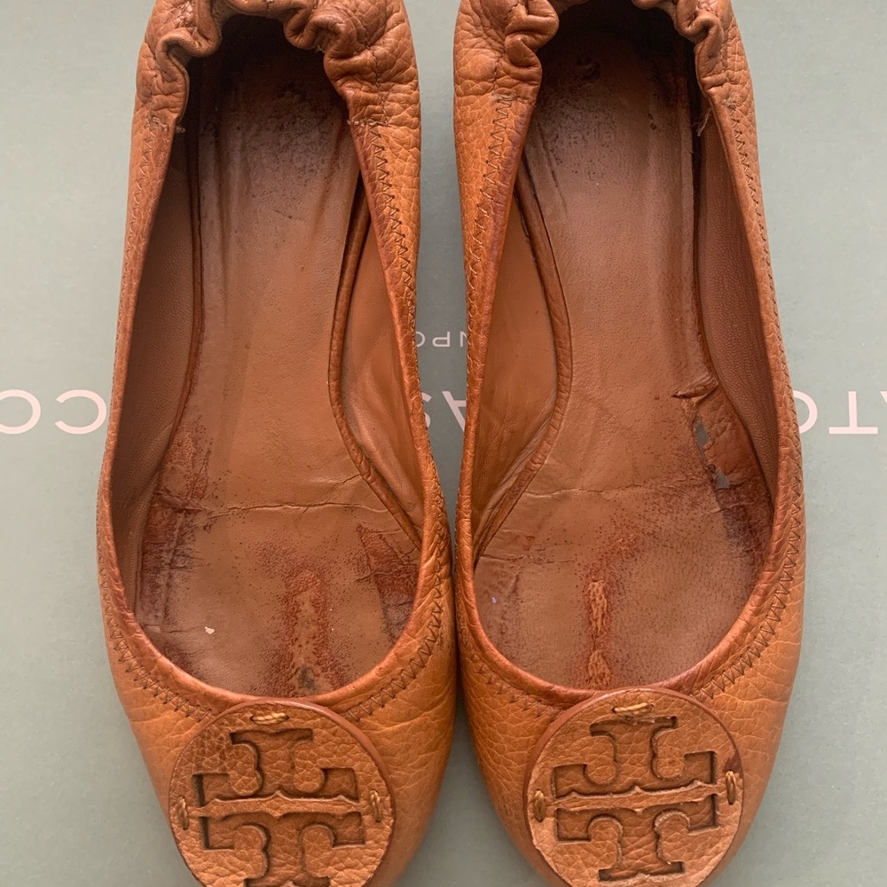 Tory Burch Brown Flats